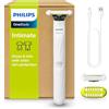 Philips OneBlade Intimate, progettato per la cura dei peli pubici, rifinire e radere con la massima protezione della pelle, modello QP1924/30