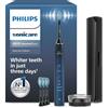 Philips Sonicare Spazzolino elettrico DiamondClean serie 9000 edizione speciale: per pulizia dei denti e igiene orale, blu scuro, 4 testine Premium Plaque C3 (modello HX9911/89)