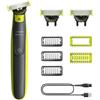 Philips OneBlade 360 Autentico Regolabarba elettrico per viso e corpo, rasoio e spazzola per il corpo, 3x 360 lame, 3x pettine per barba (1,3,5 mm), 1x kit per il corpo, QP2824/31