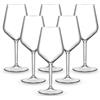 BRYNA BY AMZ BETTER BRYNA - Set 6 Pezzi Bicchieri Calice Vino 33 Cl in Policarbonato (Plastica Rigida), 100% Design Italiano, Bicchieri Infrangibili, Calici Vino Riutilizzabili e Lavabili in Lavastoviglie, Trasparente