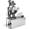 BRUBAKER Vite Uomo Engineer - Figura in Ferro Fatta a Mano Uomo di metallo Technician - Idea Regalo in Metallo per Ingegneri