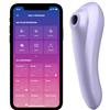 Connect,Satisfyer Vibratore Satisfyer Dual Pleasure Air Pulse - Malva