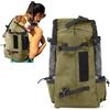 PETCUTE zaino per cani gatti Borsa trasportino Porta Cani Zaino Trekking per Gatti Regolabile Zainetto per Viaggi Animali Piccola Taglia Carico Massimo 3 kg Marrone chiaro