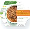Agricola Miglioretti Zuppa Biologica di Lenticchie e Zucca Pronta in 3 Minuti - Vegana e Senza Conservanti per un Pasto Sano e Delizioso