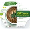 Agricola Miglioretti Zuppa Biologica di Farro e Ortiche Pronta in 3 Minuti - Vegana, e Senza Conservanti per un Pasto Sano e Delizioso