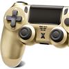ARCELI Wireless Controller, Upgraded Controller Wireless for PS-4/Slim/PC, Bluetooth Gamepad Joystick with Dual Vibration/Touch Panel/ 3.5mm Audio Jack(Gold)