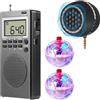 Lecreatekit Mini radio tascabile, transistor portatile AM FM, radio tascabile, stazioni di ricezione per interni ed esterni