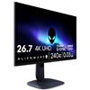 Alienware 27 Monitor Gaming - AW2725Q, 4K UHD (3840x2160), 240Hz, QD OLED, 0.03ms, NVIDIA G-SYNC Compatible, AMD FreeSync Premium Pro, HDR True Black 400, Dolby Vision, USB-C, 3 Anni di Garanzia