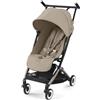 CYBEX Gold Passeggino Libelle con Cintura One-Pull, Per Bambini da 6 Mesi a 4 Anni Circa (Max. 22 kg), Ultraleggero (Solo 6 kg), Almond Beige (Beige con Telaio Tortora)