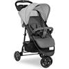 hauck Passeggino 3 Ruote Citi Neo 3 - Passeggino Leggero 22 kg Portata, Pieghevole con Una Mano - Ultraleggero solo 7,3kg - Passeggino Compatto Reclinabile, dalla Nascita - Cestino Fino a 3Kg - Grigio