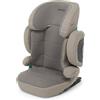 Foppapedretti Seggiolino Auto Open I-Size, per bambini da 100 a 150 cm di altezza, 3-12 anni, conforme ECE R129, Fissaggio Dualfix (Isofix e non), Protezione Impatti Laterali, Sfoderabile, Desert