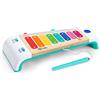 Baby Einstein Hape Magic Touch Xylophone Wooden Musical Toy Instruments for Toddlers, Cause and Effect, 2 Play Modes, 30+ Melodies, Lights and Volume Control, Age 12 Months +