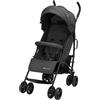 Bebeconfort Dusk, Passeggino Neonato 0-4 anni (22 kg), Passeggino Leggero (5,6 kg), Passeggino da Viaggio Compatto Chiusura Ombrello, Reclinabile, Morbidi Tessuti Imbottiti, Mineral Graphite