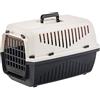 Ferplast Trasportino Gatto SKIPPER 1, Trasportino Cane Taglia Piccola e Gatti max 5 Kg, Trasportino Rigido, Viaggio Animali Domestici, 48 x 32 x h 31 cm, in Plastica con Maniglia Pieghevole