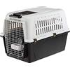 Ferplast Trasportino per cani di taglia media ATLAS 50, Box per Trasporto Cani, Porta in acciaio plasticato, Sistema di chiusura di sicurezza, Griglie per l'aerazione, 55,5 x 81 x h 60 cm.