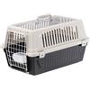 Ferplast Trasportino Gatto, Trasportino Cane Taglia Piccola, Cani e Gatti fino a 8 Kg, Tetto Apribile, con Cuscino e Ciotola inclusi, 37 x 58 x h 32 cm, ATLAS 20 OPEN Trasportino Rigido, Nero