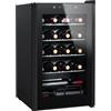 HCK Cantinetta Vino, 24 Bottiglie, 70L, Temperatura Regolabile 4-22°C, Porta a Tre Strati di Vetro, Controllo Touch, Silenziosa, Nero