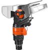 Gardena Testina irrigatore a impulso circolare a settori Gardena Premium: Irrigatore per stativo o tubazione, fino a 490 m², gittata da 5-12,5 m (8137-20)