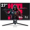 Koorui 27E1QA Monitor PC 68,6 cm [27] 2560 x 1440 Pixel Quad HD Nero (Koorui 27E