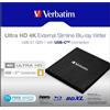 Verbatim MOBILE BLU-RAY RE-WRITER TYPE.C 4K
