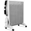 Orbegozo RMN 1575 Radiatore elettrico a basso consumo, Mica System, convezione rapida e diffusione del calore, senza fluido, silenzioso, luce pilota, 2 potenze da 500 W e 1500 W