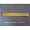 Bracciale Per Orologio Estensibile Flessibile Placcato Oro 18 19 20 21 22 MM