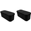 Garneck 2 Pz contenitore per gelato contenitore alimenti contenitore cucina Contenitore riutilizzabile Yogurt gelato tazze da dessert tazza da dessert con coperchio porta gelati pp
