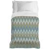 PENSIERI DELICATI Copriletto 220x280 cm, Telo Singolo 100% Cotone Pique, Ideale Come Telo Arredo, Coperta Salva Letto 1 Piazza e Mezza, Fantasia Spinato Verde, 100% Made in Italy