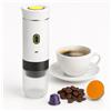 Genzo Caffettiera portatile 3 in 1 compatibile con Nespresso Dolce Gusto e Caffè Macinato - Mini macchina da caffè portatile multi-capsula per il trasporto - Macchina caffè portatile piccola