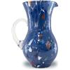Gocce di Murano Brocca Buvette da 750 ml Made in Italy in Vetro Soffiato. Lavorati Secondo la Tradizione degli Artigiani di Murano, Caraffa da Tavolo Elegante