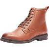 Tommy Hilfiger Uomo Stivali Bassi Warm in Pelle, Marrone (Winter Cognac), 43