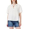 United Colors of Benetton Blusa 5CQYDQ04O Camicia, Bianco 101, S Donna