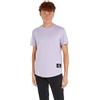 Calvin Klein Jeans Men's Badge Turn UP Sleeve S/S T-Shirt, Pastel Lilac, XXS
