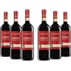 Leonardo Da Vinci Chianti DOCG, Vino Rosso dal Gusto Intenso e Profumo Fruttato, Gradazione Alcolica 13% Vol, Confezione con 6 Bottiglie da 750 ml