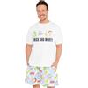 Get Trend Rick And Morty Pigiama Uomo Estivo Set Traspirante Pigiami Divertenti Corto Cotone Abbigliamento da Casa Set Regalo Uomo (M, Multi Rick And Morty)