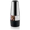 Tescoma 659562 President Macinapepe/Sale Elettrico, 2 in 1, Acciaio inossidabile, Nero/Grigio