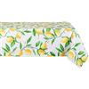 DII CAMZ11289 - Tovaglia primaverile e estiva, impermeabile per uso esterno o interno, feste in cortile, barbecue, riunioni di famiglia (posti da 10 a 12), 60 x 120, Lemon Bliss