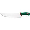 Sanelli Premana Professional Coltello Affettare, Acciaio Inossidabile, Verde/Rosso, 33 cm