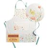 Maison d' Hermine Colmar 100% cotone 1 pezzo grembiule da cucina con collo regolabile e tasca centrale visibile con lacci lunghi, per donne e uomini | Chef (69,8 x 80 cm)