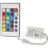 Brightium Striscia LED RGB con telecomando a 16 pulsanti, 72 W, 12 V e 6 A, ideale per illuminare e decorare spazi in modo personalizzato.