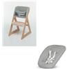 Foppapedretti Sedia Evolutiva Stile Con Kit Imbottito + Sdraietta Mignon Foppapedretti Grey Melange