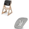 Foppapedretti Sedia Evolutiva Stile Con Kit Imbottito + Sdraietta Mignon Foppapedretti Graphite