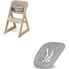 Foppapedretti Sedia Evolutiva Stile Con Kit Imbottito + Sdraietta Mignon Foppapedretti Caffè