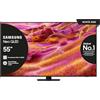 Samsung Smart TV 55'' QE55QN94FATXZT Neo QLED 4K Mini LED, NQ4 AI Gen3 Processor, 4K AI Upscaling Pro, Glare Free, Motion Xcelerator 165Hz, Dolby Atmos & OTS+, NeoSlim Design, 2025