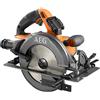 AEG BKS18BL2-0 Sega Circolare Brushless a Batteria 18V, Velocità Fino a 5400 giri/min, Protezione disco in Alluminio, Diametro Disco 190 mm, Massima Profondità di Taglio 68 mm, Batteria Non Inclusa