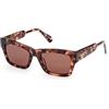 Max&Co. MO0081 Occhiali, Avana Colorata, Lenti Marrone Donna