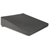 Brandsseller Cuscino da sedia, da ufficio, da automobile, misure 35 cm x 35 cm x 6/1 cm, cotone, nero, 35 cm x 35 cm