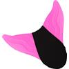 FOXCUP DEBAIJIA Sirena Pinne Nuoto Bambini Regolabile Monopinna Bambini Swim Diving Monopalme Sirena Monofina Training Piede Flipper A02-(49*46 CM)-B157-Rosa)