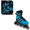 Mondo Toys - BOY In Line Skates - pattini in linea regolabili - Ruote PVC - roller bambino / bambina - Size M / mis. 33/36 - 28330