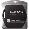 Luxilon Savage 127, Corda da Tennis Unisex-Adulto, Nero, 1.27 mm, 12.2 m